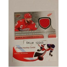 Henrik Zetterberg Relics 2018-19 Tim Hortons Upper Deck NHL J-HZ SKU#12243